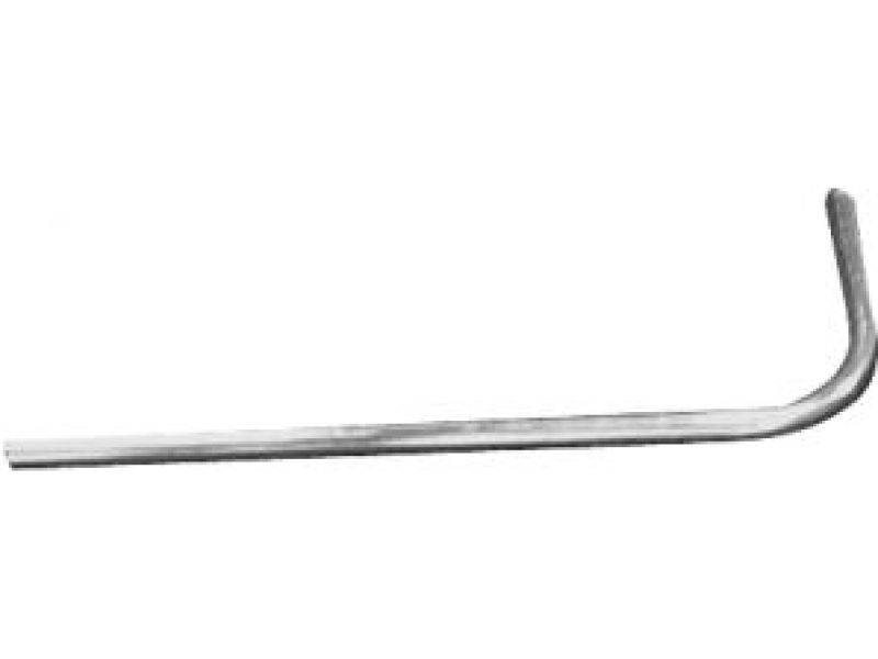BLAKE 3' x 1" x 18g Aluminium Cranked L