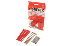 (4) COREFIX Red Problem Wall Fixings 100mm