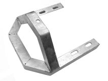 ALLTRADE 8" Cradle Bracket Galvanised