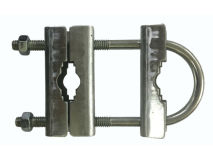 (2) 6" x 2" TRIPLE FM Clamp c/w 3 Channels