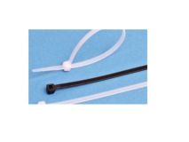 (100) BLAKE 200mm Long Cable Ties BLACK