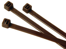 (100) ANTIFERENCE 360mm Cable Ties BROWN