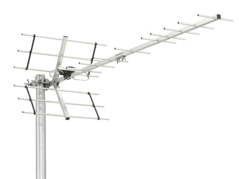 TRIAX Parabole Satellite acier 130cm avec double Brides pour réception