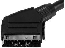 10m Scart-Scart Lead LONG Locking