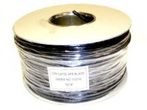 100m WEBNET CAT5e External Black (Drum)