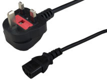 2m UK Mains 10A Plug to C13 (Kettle)