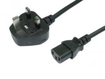10m UK Mains 10A Plug to C13 (Kettle)