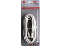 5m TRIAX Flylead Coax Plug-Plug WHITE