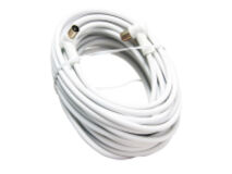 10m TRIAX Flylead Coax Plug-Plug WHITE