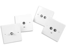 WOLSEY PO1U Single Flush Plate
