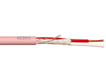 100m WEBRO 2 Core LSZH Speaker Cable PINK