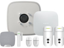 AJAX Kit1 Cam DD - House+Keyfobs White