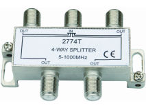 INTERNAL 4 Way F Splitter (5-1000MHz)