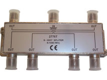 INTERNAL 6 Way F Splitter (5-1000MHz)