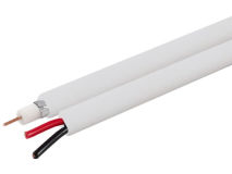 100m SAMSON Shotgun CCTV RG59+DC PVC White