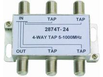 SAC 4-24 F Type Tap (5-1000MHz)