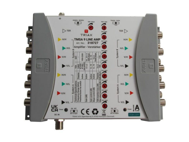 TRIAX TMSA 9 Line Amplifier from Alltrade (318727)