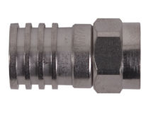 (100) TRIAX Crimp F Plug 1mm MIL-Quality