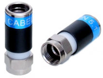 (100) CABELCON Compression F Plug 1mm