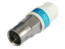 (1) CABELCON Self-Install Coax Plug FEMALE