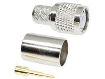 (1) TNC Crimp Plug Connector (Single)