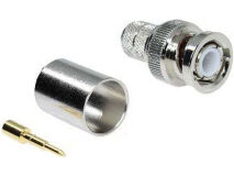 (1) WEBRO BNC Crimp Plug Connector