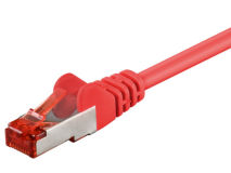 7.5m CAT6 S/FTP LSZH Cu Patch Lead RED