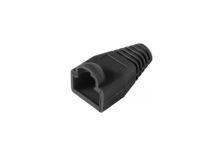 (10) RJ45 Rubber Boot BLACK (Bag of Ten)