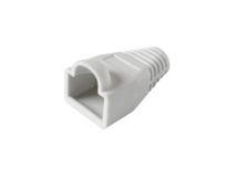 (10) RJ45 Rubber Boot WHITE (Bag of Ten)