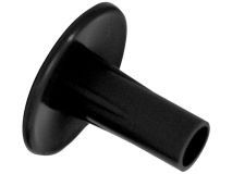 (100) Cable Hole Tidy - Grommet BLACK 7mm