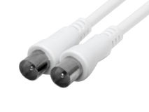 1m BLAKE Flylead Coax Plug-Plug WHITE