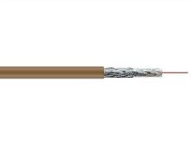 100m SAC RG6 Satellite Downlead BROWN PVC