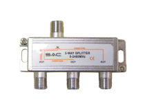 SAC 3 Way Indoor F Splitter (5-2400MHz)