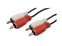 3m VALUE x2 Phono RCA Audio Lead