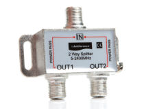 ANTIFERENCE 2 Way F Splitter (5-2400MHz)