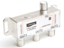 ANTIFERENCE 3 Way F Splitter (5-2400MHz)