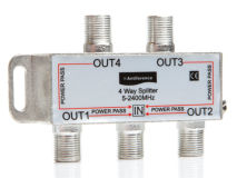 ANTIFERENCE 4 Way F Splitter (5-2400MHz)