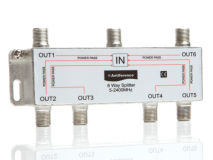 ANTIFERENCE 6 Way F Splitter (5-2400MHz)