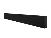 B-TECH System X 2m Mounting Rail BLACK