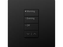 LUTRON RA3 Button Tree 3BRL BLACK