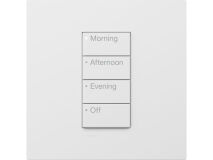 LUTRON RA3 Button Tree 4B WHITE