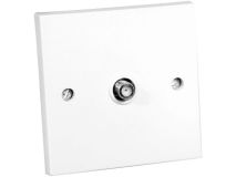 SAMSON Budget F Single Flush Outlet Plate