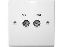 SAMSON Budget UHF-FM Diplexed Outlet Plate