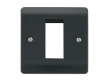 CLICK Outlet 1 Module ANTHRACITE GREY