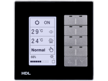 HDL DLP Modern LCD Wall Panel BLACK