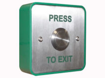 RGL Stainless Steel Push to Exit Button
