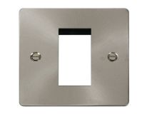 CLICK DEFINE Outlet Brushed Steel 1 Module