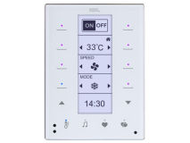 HDL DLP Touch 8 Button LCD Panel WHITE