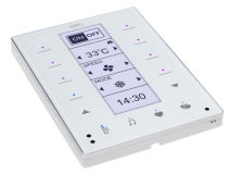 HDL DLP Touch 8 Button LCD Panel WHITE