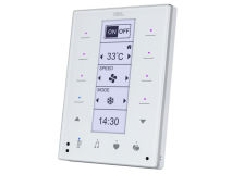 HDL DLP Touch 8 Button LCD Panel WHITE